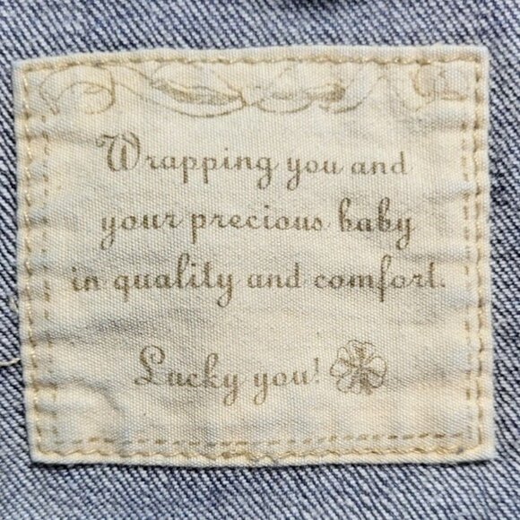 Lucky Brand Women's Maternity Dungarees Size XS Sweet N Low Wide Leg Made In USA - Picture 10 of 11